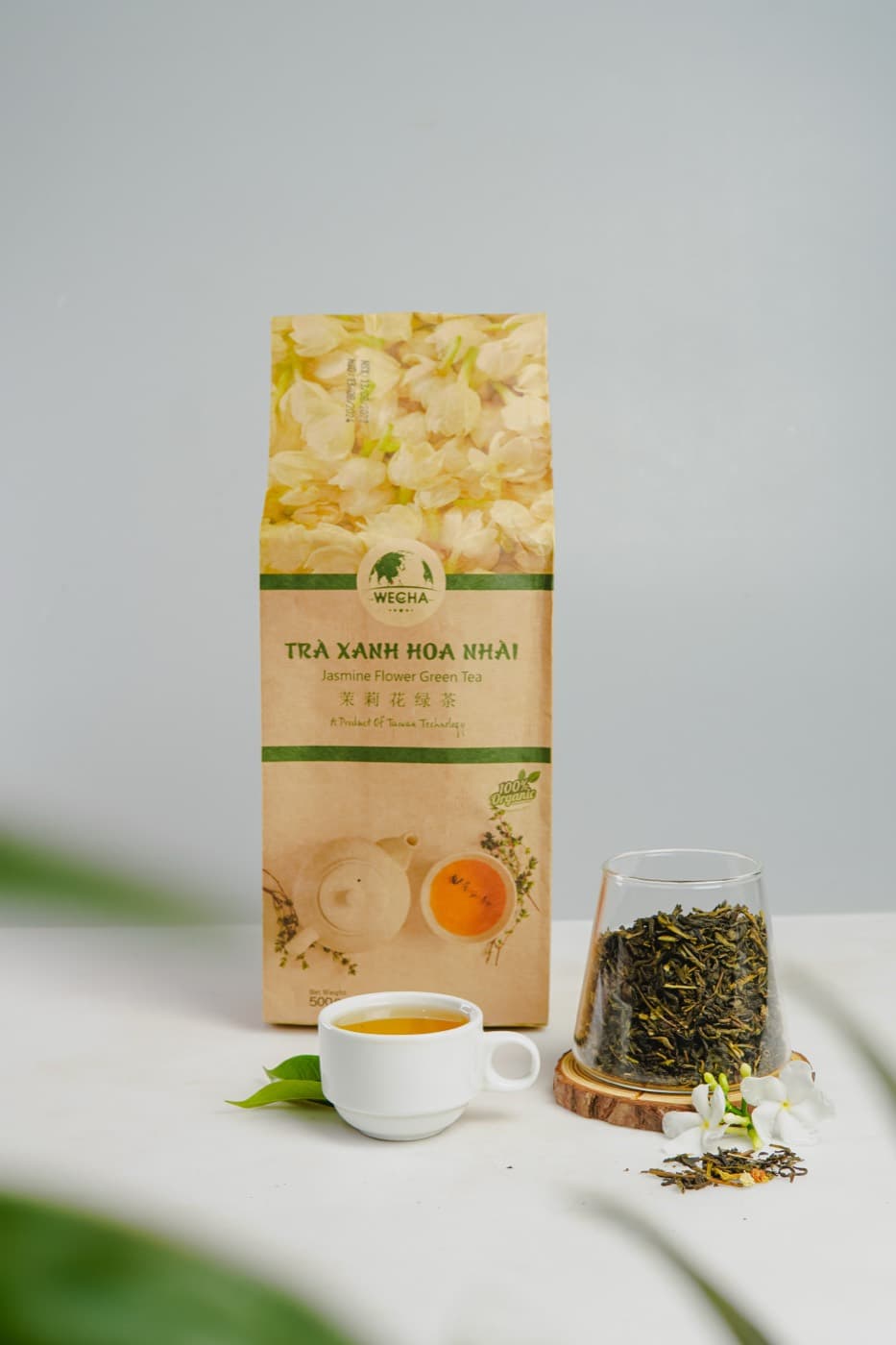 Gói trà Xanh Hoa Nhài WECHA