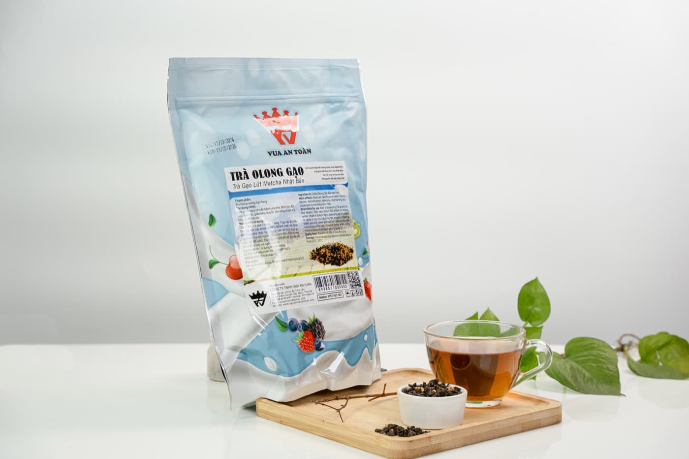Gói trà Ô Long Gạo WECHA