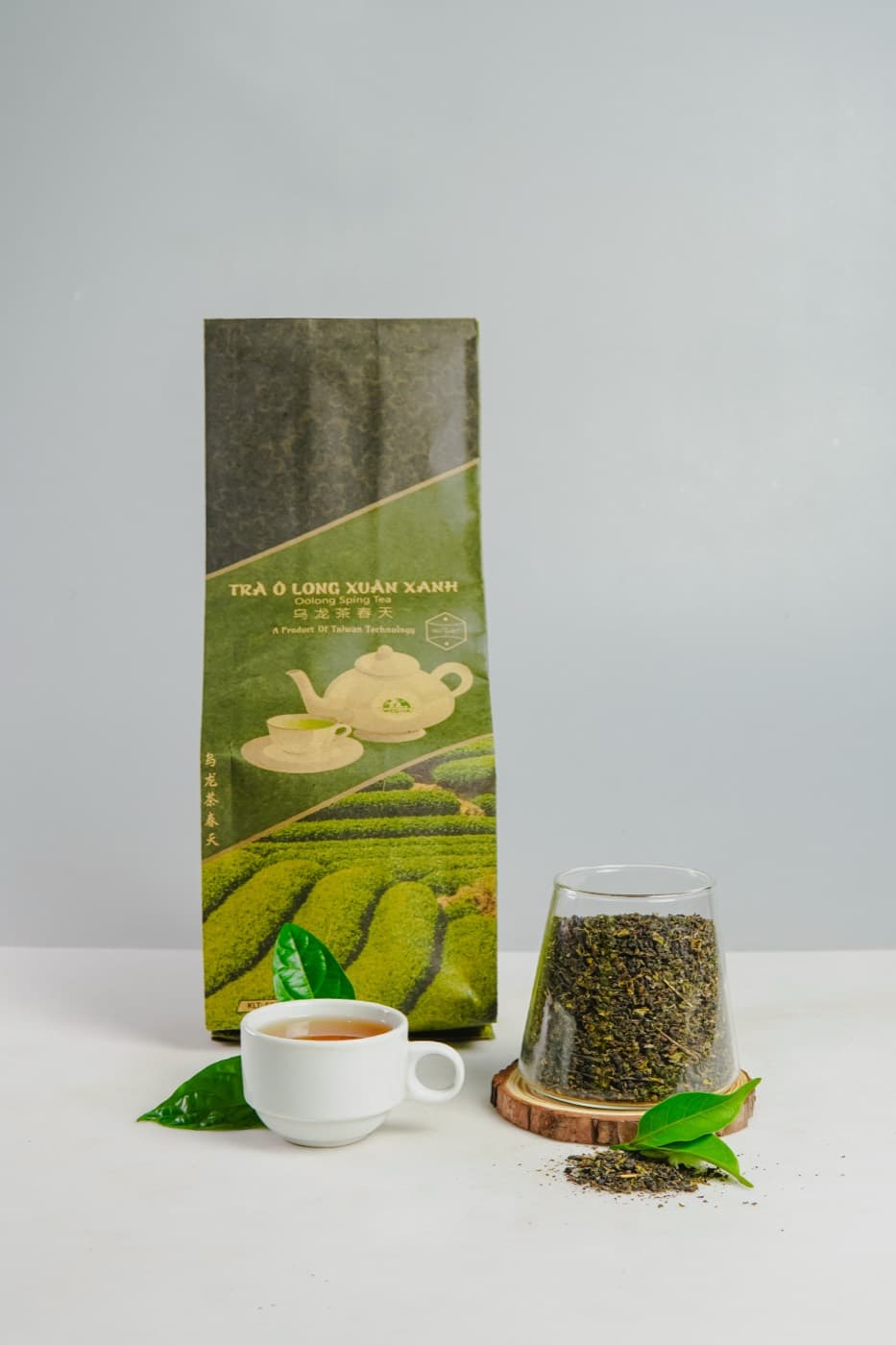 Gói trà Ô Long Xuân Xanh WECHA
