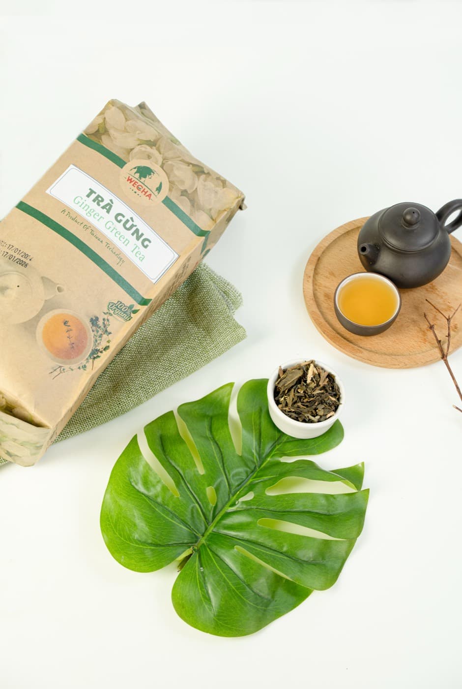 Gói trà Gừng WECHA