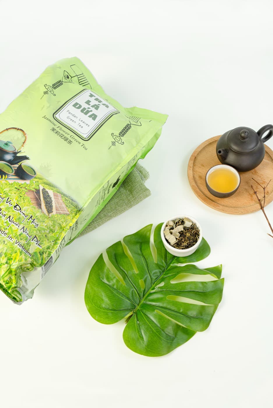 Gói trà Lá Dứa WECHA