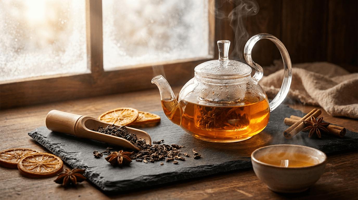 Minh họa cho đoạn: 3. Bảng Thông Số Kỹ Thuật Pha Trà Mùa Lạnh Chuẩn Chuyên Gia