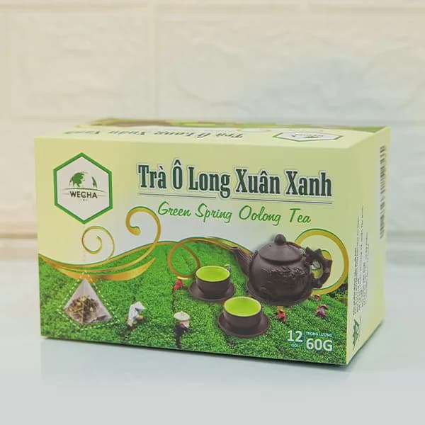 Hộp Trà Ô Long Xuân Xanh Túi Lọc