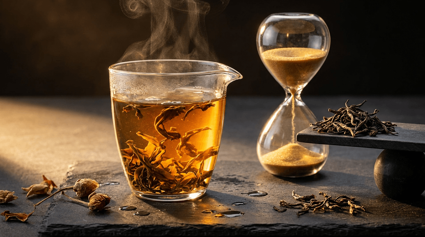 Minh họa cho đoạn: 2. Ba Yếu Tố Quyết Định Chất Lượng Cốt Trà: Tỷ Lệ, Nhiệt Độ Và Thời Gian