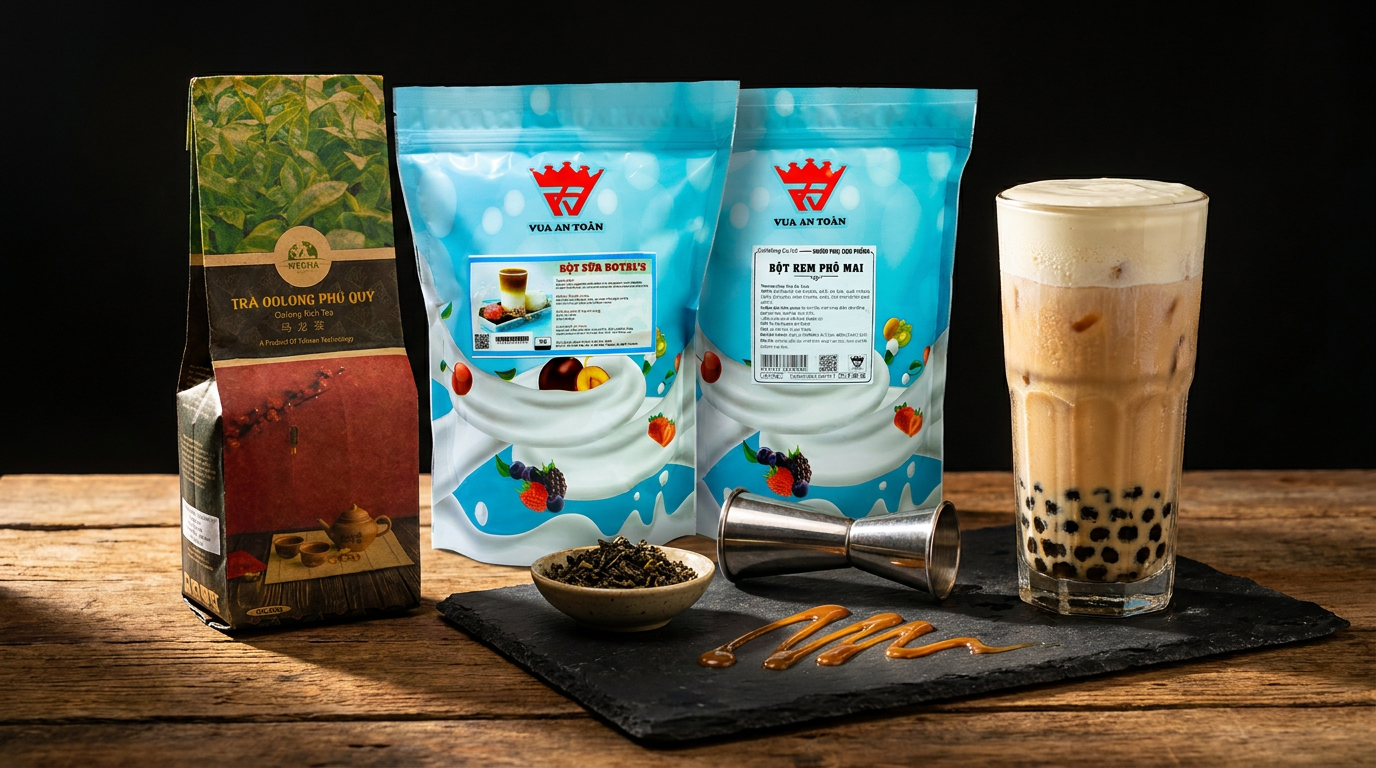 Công Thức Chuẩn Hóa Quầy Bar Tối Ưu Biên Lợi Nhuận Gộp 80% Cho Quán Trà Sữa Mới
