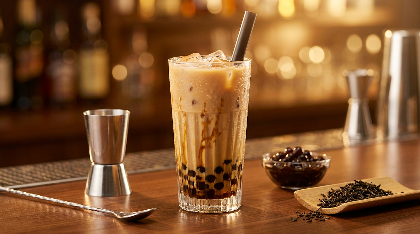 Ly trà sữa truyền thống đậm vị trà nấu từ cốt Hồng Trà Shan Tuyết Cổ Thụ WECHA chuẩn gu đậm đà