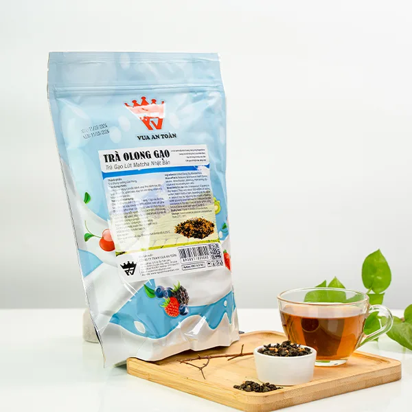 Gói Trà Ô Long Nướng WECHA 500g bao bì mộc mạc chính hãng
