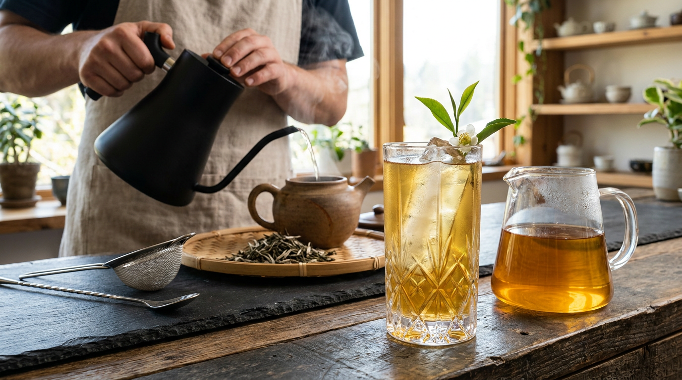 Công thức pha chế đồ uống hiện đại từ cốt trà Shan Tuyết cổ thụ cho quán F&B